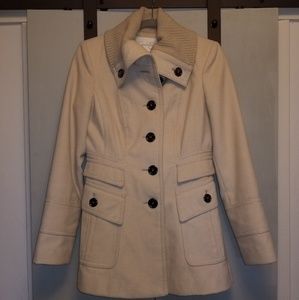 Jessica Simpson Tan Peacoat